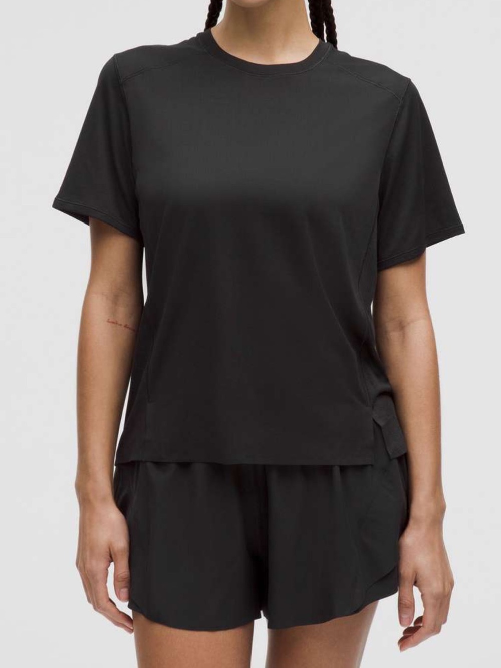 NWT!🍋🍋Lululemon Fast and Free Short Sleeve Shirt🍋🍋. Size Medium. Color Black.